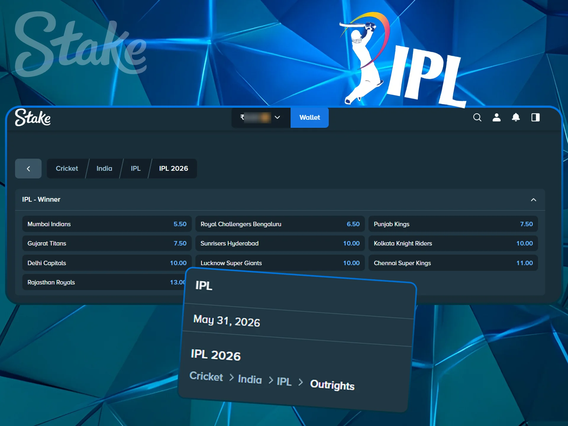 Strategic tips displayed for betting on IPL matches.