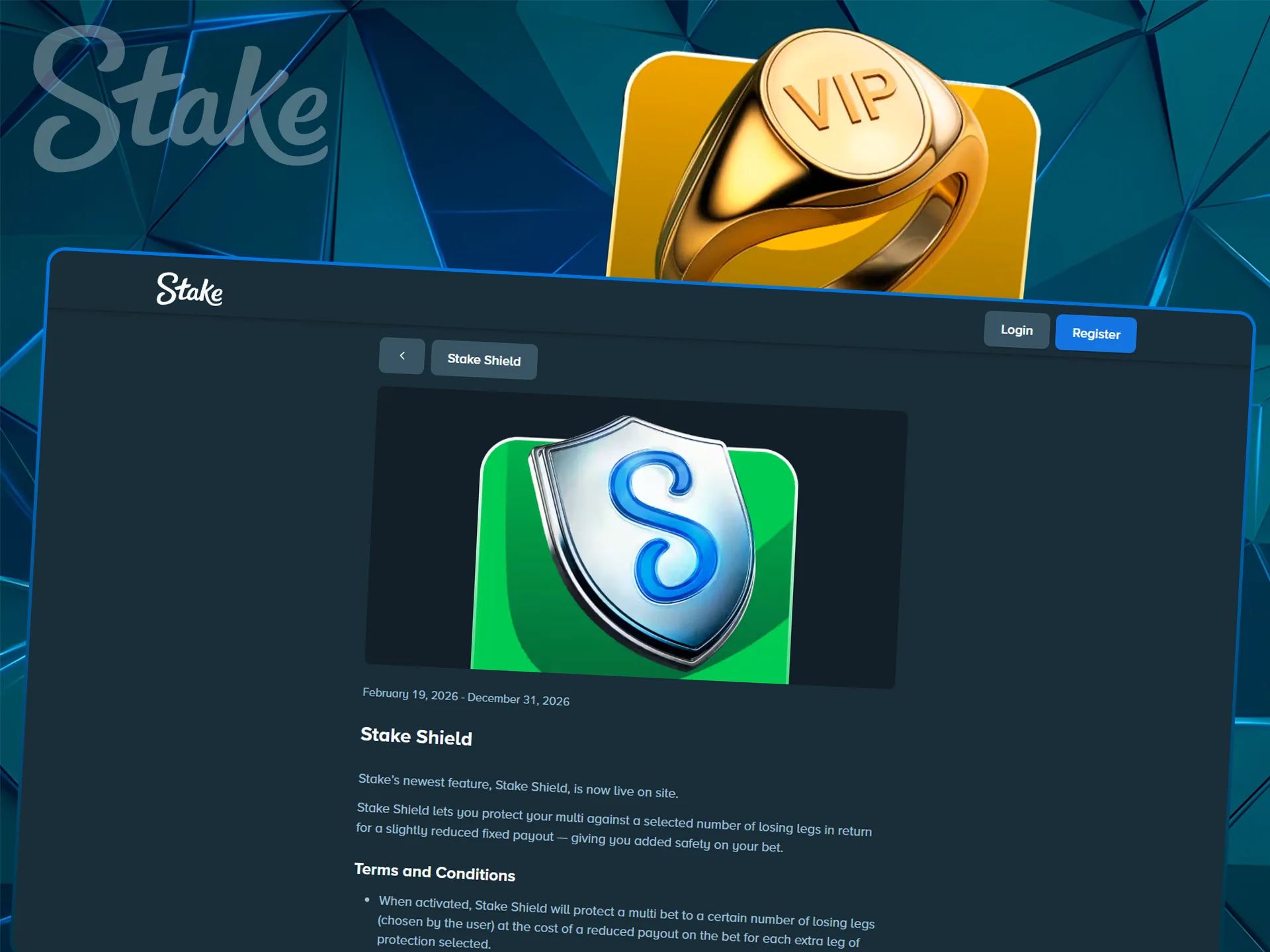 Promotion page explaining the instant rakeback feature.