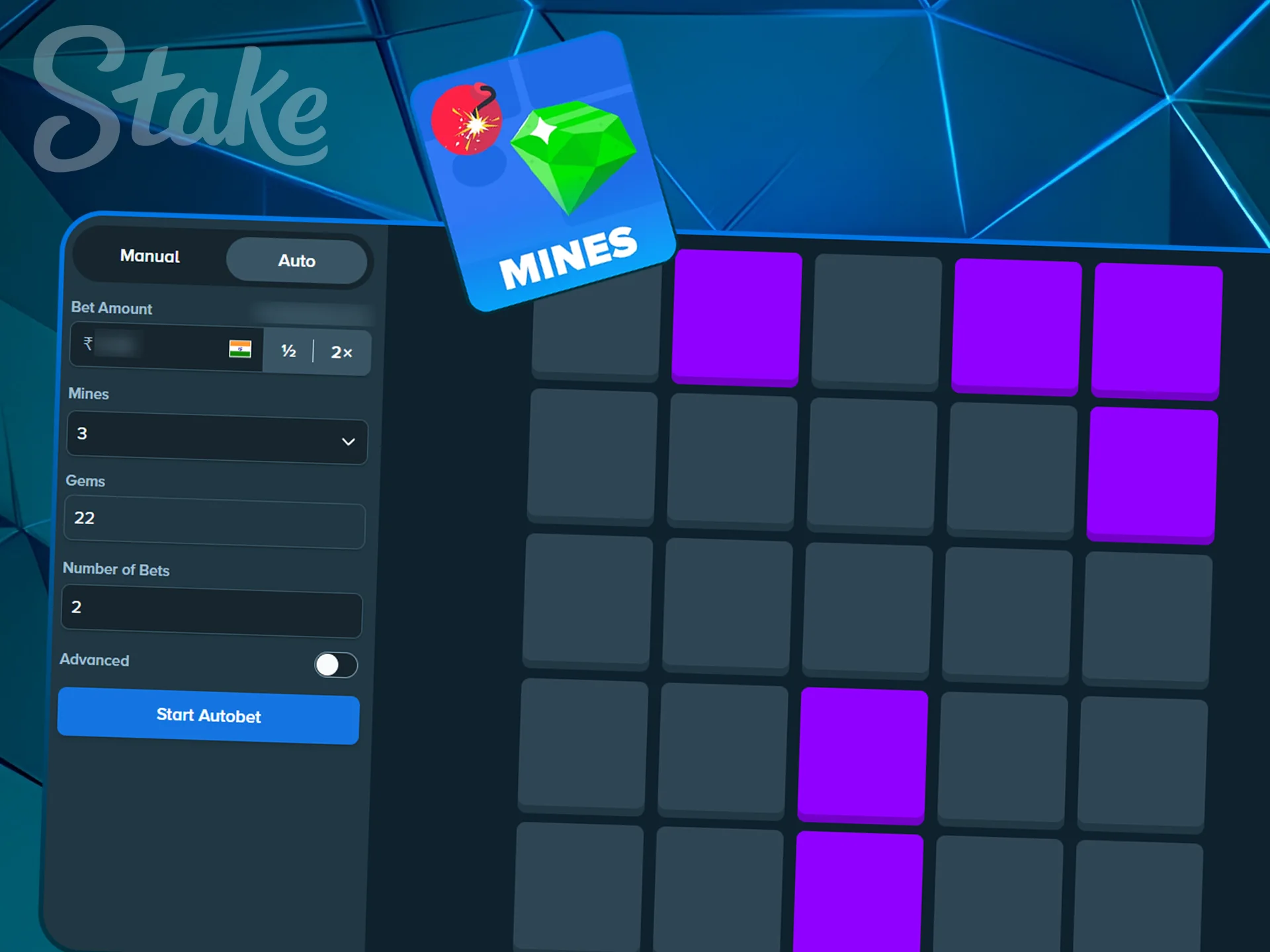 Interface showing high-risk settings for hunting large multipliers.