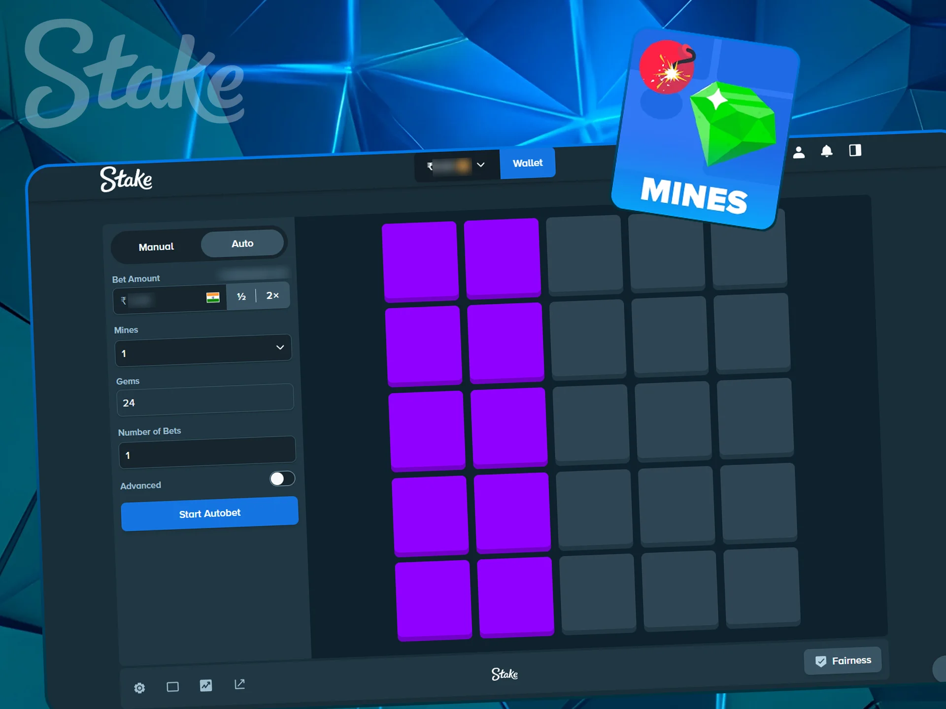Tool interface designed for predicting mine locations on grid.